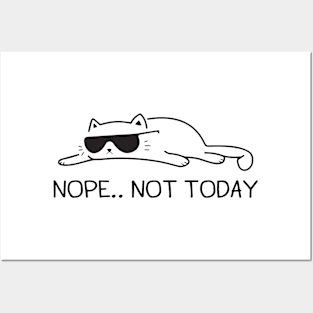 Lazy cat Posters and Art